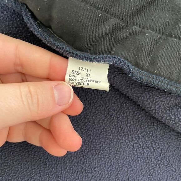 Woolrich Vest Mens Extra Large Purple Fleece Adj Waist Outdoor Hiking Workwear - Picture 9 of 11